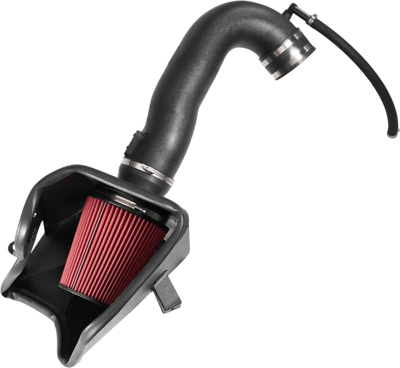 VEVOR Cold Air Intake, 3.9 Inch Cold Air Intake System + Heat Shield Compatible with 2019-2025 Chevy Silverado/GMC Sierra, 2021-2025 Cadillac Escalade 6.2L, High Flow Filter Kit Improved Horsepower