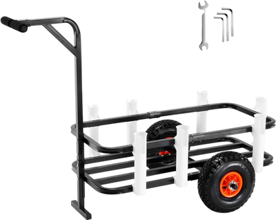 Vevor Beach Fishing Cart 200 lbs Capacity with 11