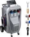 VEVOR Fully Automatic Refrigerant Recovery Machine for R134a, ≥98.5% Accuracy, 10.1-Inch Touch Screen, AC Recovery, Vacuum, Recharging and Flushing for Standard & High Voltage Automotive A/C Systems