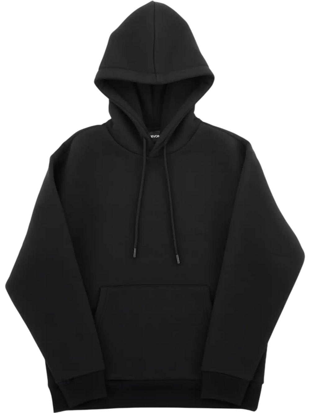 VEVOR Men Pullover Hoodie, Small Size, Fleece Long Sleeve Comfy Casual Basic Pullover Hooded Sweatshirt, Warm & Skin-friendly, Practical & Trendy, Black Hoodie with Large Pocket for Fall & Winter