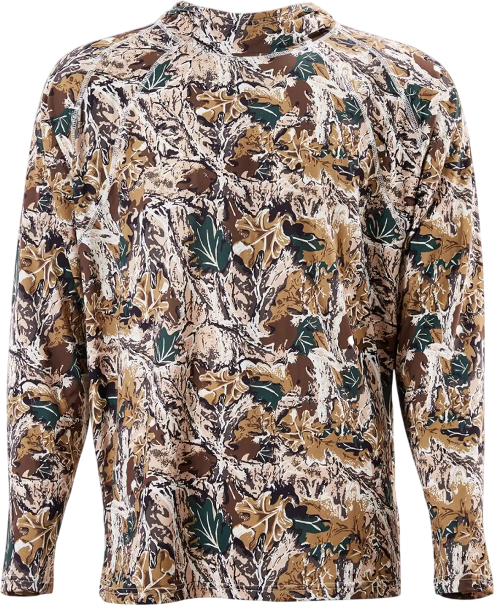 VEVOR Camo Hoodie, Small Size, Men Pullover Hooded Sweatshirt, Moisture Wicking & Breathable, Quick-dry, Hiking Fishing Shirt with Hood, Long Sleeves Hunting Shirts for Spring & Summer Outdoor Work