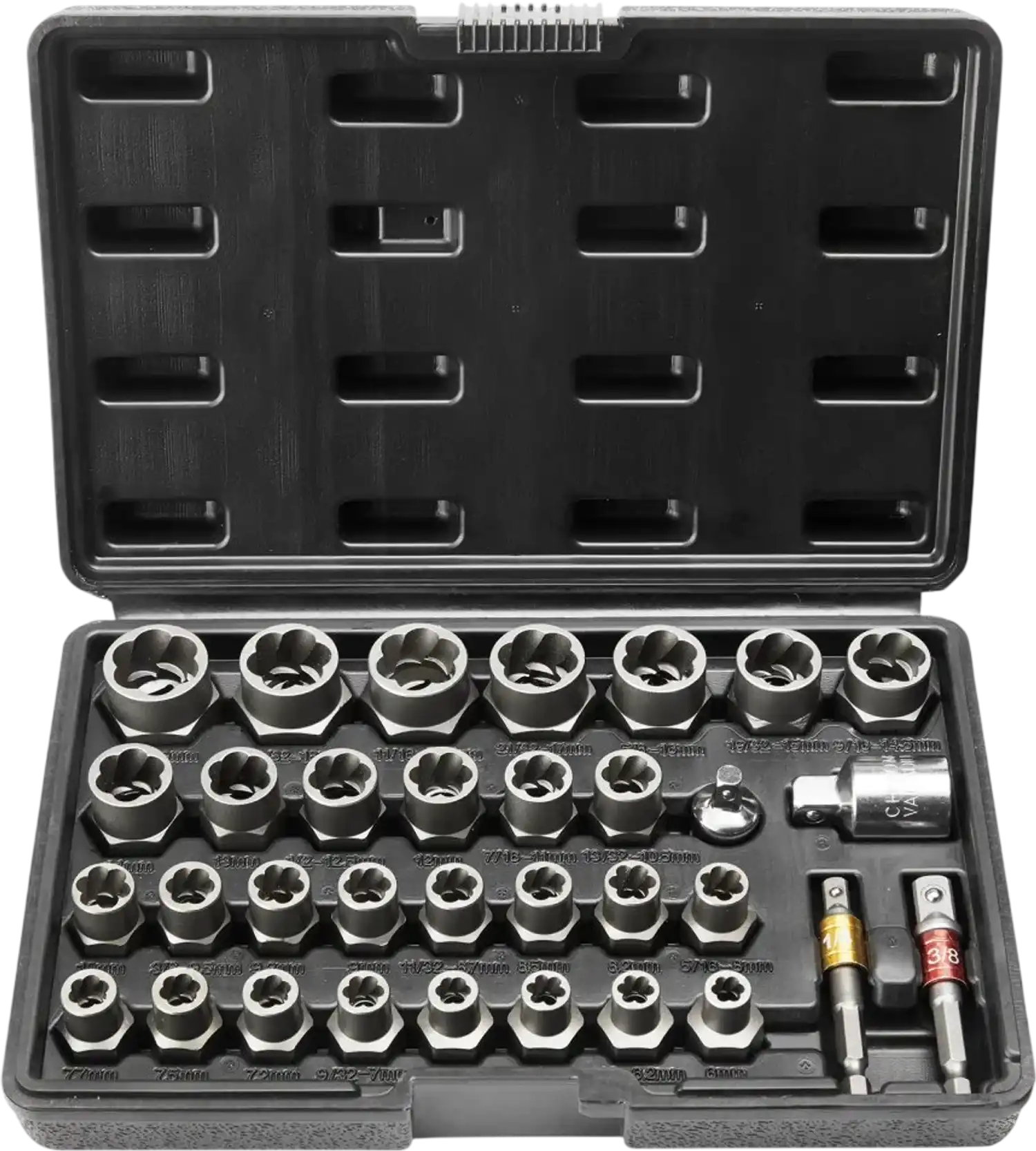 Vevor Bolt Extractor Set 29-Piece Bolt and Nut Remover with Storage Case New