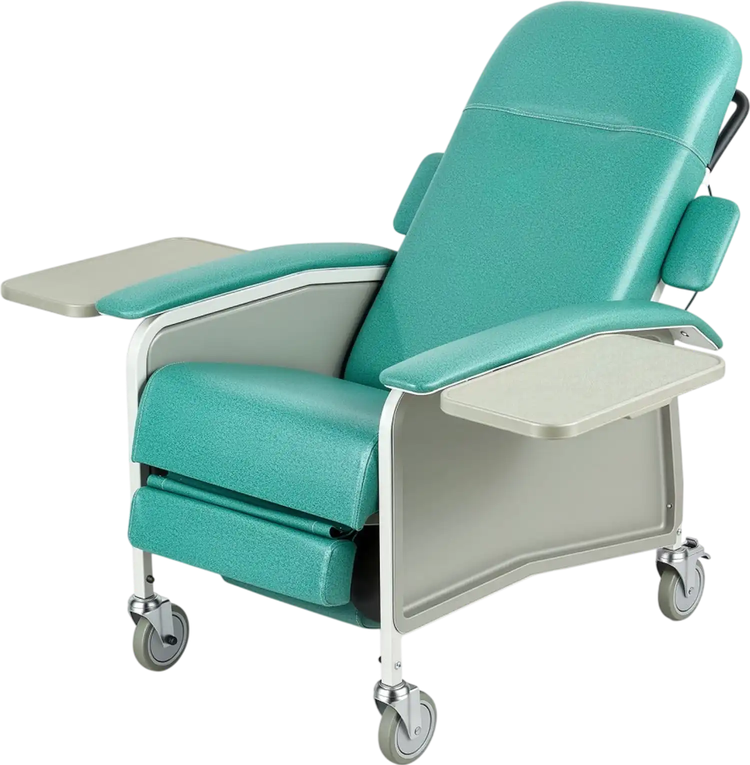 Vevor Geri Reclining Chair 4-Position Medical Recliner with Trendelenburg and Side Trays New