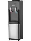 VEVOR Top Loading Water Cooler Dispenser, Hot and Cold Water Dispenser for 3 or 5 Gallons Bottles, Sturdy Stainless Steel and Child Security Lock, Ideal for Homes, Kitchens, Offices, Dorms, Black