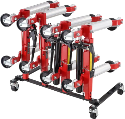Vevor Car Dolly Rack 4-Dolly Capacity Storage Organizer New