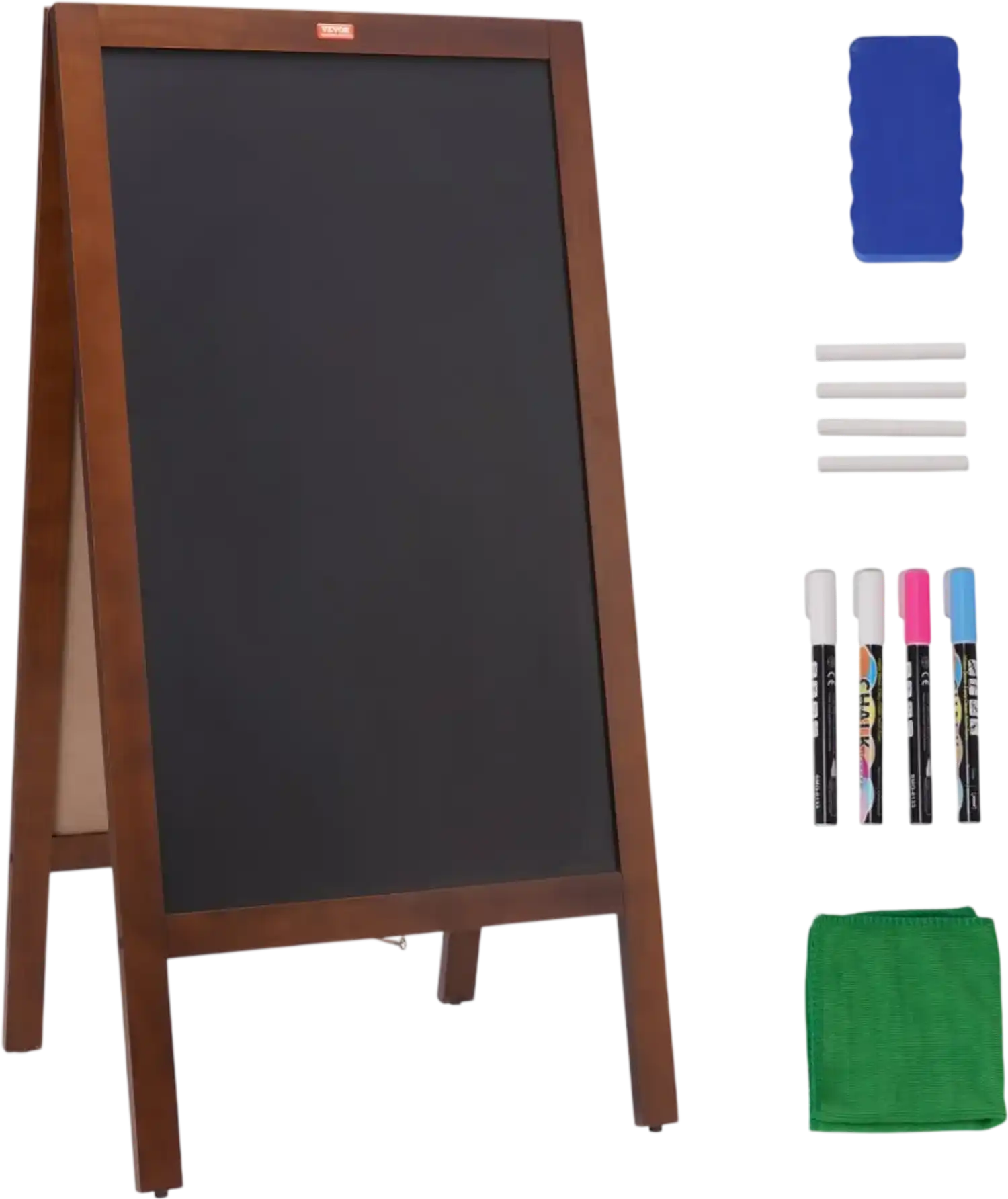 Vevor Chalkboard Sign Double-Sided A-Frame Magnetic Wooden Sidewalk Menu Board 20