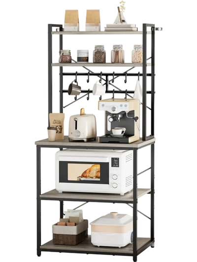Vevor Baker Rack Kitchen Bakers Rack Coffee Bar Stand New