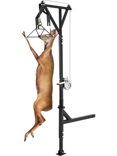 Vevor Deer Hoist Hitch Mounted Game Hunting Hoist 600 lbs with Winch Lift Gambrel Set New