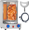 VEVOR Shawarma Grill Machine, 13 lbs Capacity, Chicken Shawarma Cooker Machine with 2 Burners, Gas Vertical Broiler Gyro Rotisserie Oven Doner Kebab Machine, for Home Restaurant Kitchen Parties