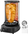 VEVOR Shawarma Grill Machine, Vertical Chicken Shawarma Cooker Machine Countertop, Electric Stainless Steel Broiler Gyro Rotisserie Oven Doner Kebab Machine, for Home Restaurant Kitchen Parties