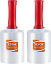 VEVOR Stretch Film, 5 inches x 1000 feet, 2 Pack, 80 Gauge Industrial Strength Clear Durable Stretch Wrap Roll, Heavy Duty Shrink Film Stretch Wrap with Handles for Pallet Wrapping Shipping Moving
