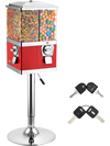 VEVOR Candy Vending Machine, Four Compartment Candy Vending Machine with Stand, Gumball & Candies Vendings Machines with Adjustable Height, Vintage Candies Dispenser for Shop, Arcade, Family Gathering
