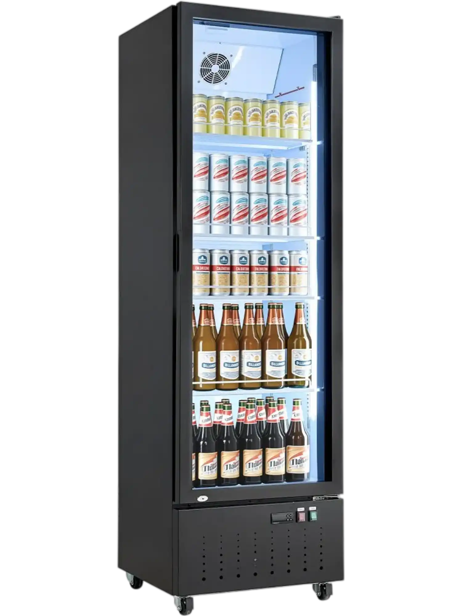 Vevor Commercial Merchandiser Refrigerator 12.7 Cu. Ft Glass Door Beverage Cooler New