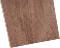 VEVOR Interlocking Vinyl Floor Tiles 48 x 7.3 inch, 10 Tiles 5.5mm Thick Snap Together, Deep Brown Wood Grain DIY Flooring for Kitchen, Dining Room, Bedrooms & Bathrooms, Easy for Home Decor