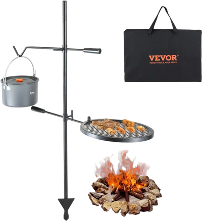 Vevor Campfire Grill Swivel Fire Pit Grate 32