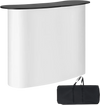 VEVOR Portable Tradeshow Podium Table, 51.18" x 18.31" x 37.4", Display Exhibition Counter Stand Booth Fair with Wall, Foldable Promotion Retail Bar Table Pop Up Podium with Storage Rack, Carrying Bag