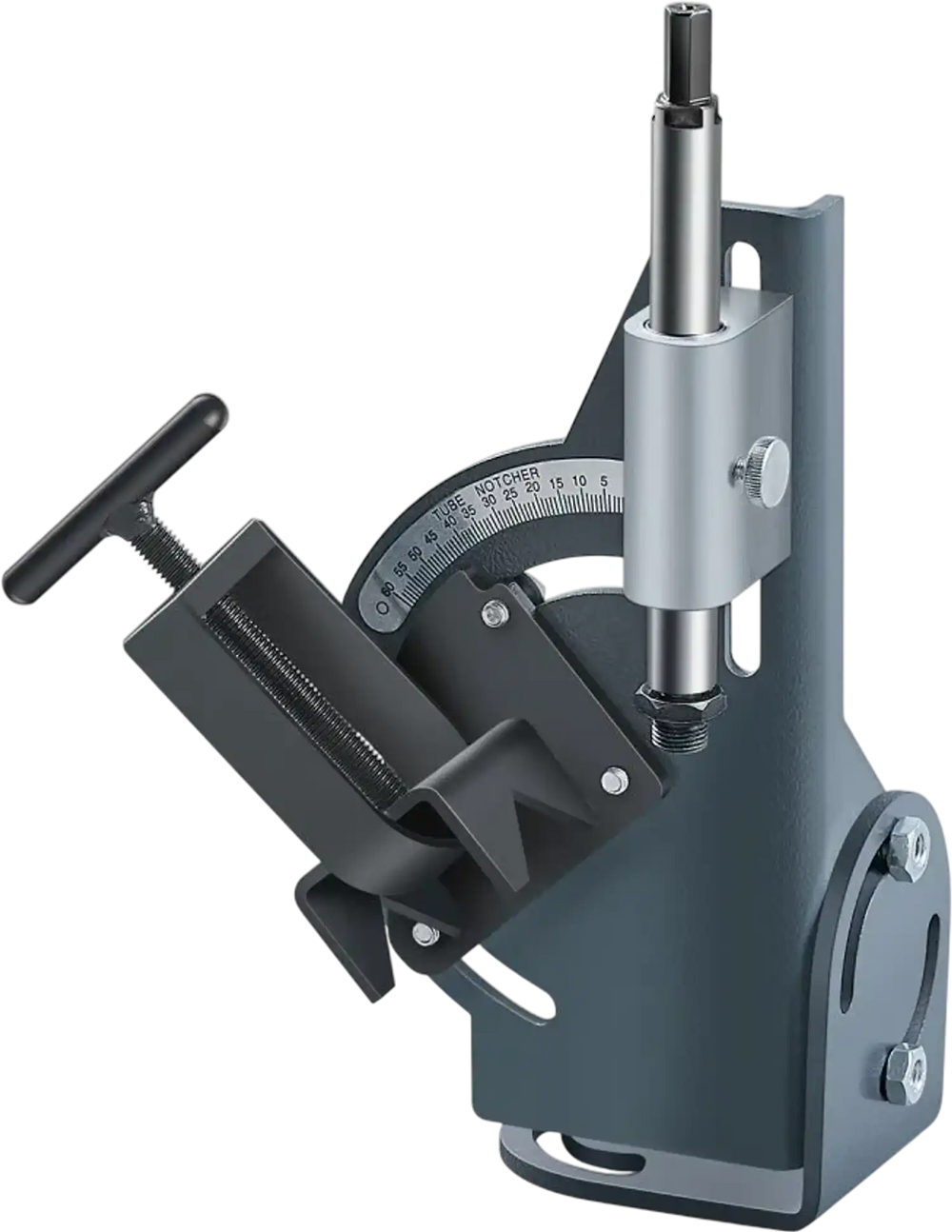VEVOR Pipe Notcher, 1/2 to 2-inch Tubing Notcher with 0 to 60° Adjustable Angle, Pipe and Tube Notching Tool for Repair Shops, Home Projects, Metalworking