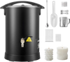 VEVOR Wax Melter for Candle Making, 10.6 Qts, Fast and Even Heating, with Easy Pour Spout and Temp Digital Display, Hourglass Base for Non-Stick Smooth Flow, Wax Melting Pot for Making Candles Soaps