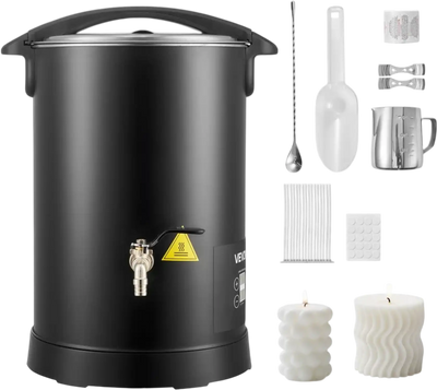 Vevor Wax Melter 10.6 Qt Candle Making Pot with Digital Temperature Display New