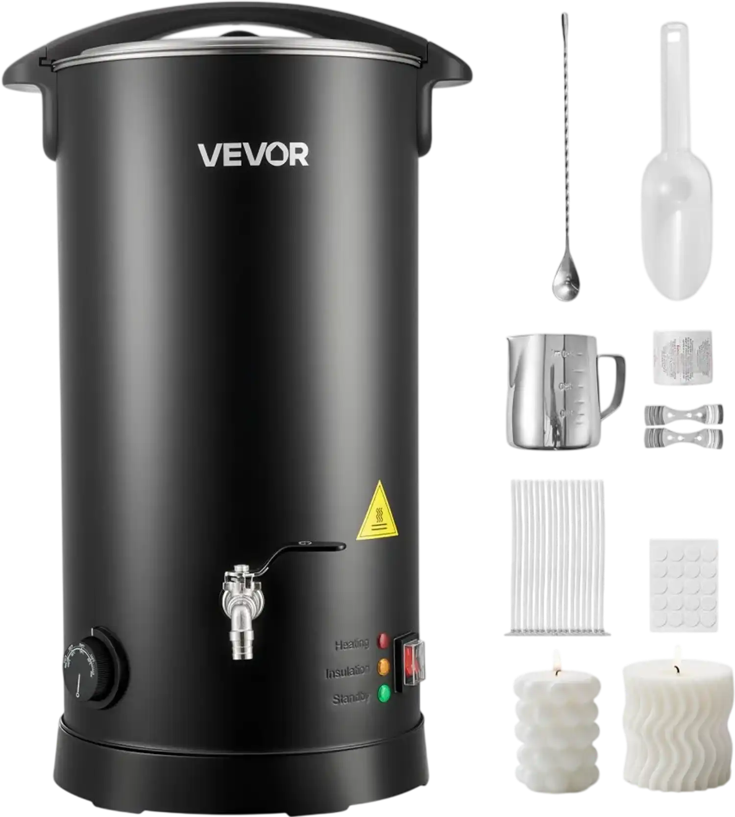 Vevor Wax Melter 15.9 Qt Candle Making Pot New