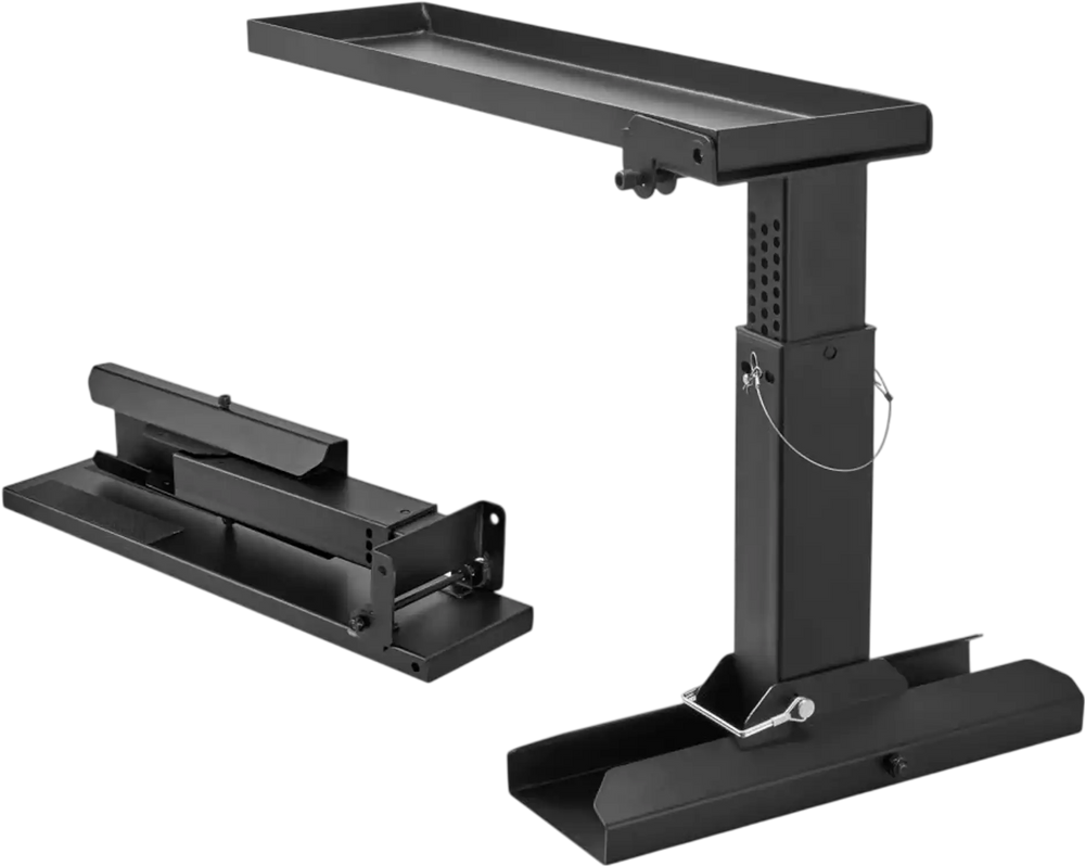 VEVOR Ladder Levler, 29.8 L x 11.4-18 in H Support Surface, Steel Ladder Leveling Tool, Folding Pitch Hopper, Stair Ladder Stabilizer Easy to Use,Extension Ladder Accessories for Uneven Ground