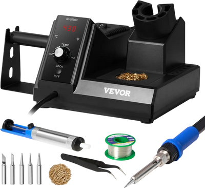 Vevor Soldering Station 80W Digital Display Kit with 5 Tips New