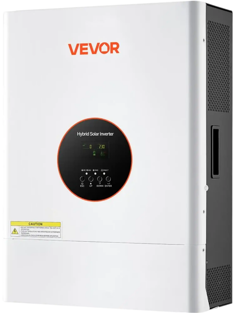 VEVOR 6400W 48V Hybrid Solar Inverter, 120V/240V Split Phase, Built-in 120A MPPT Solar Controller, Low Frequency Pure Sine Wave Power Inverter, for Lead Acid Lithium Battery Off-Grid Systems
