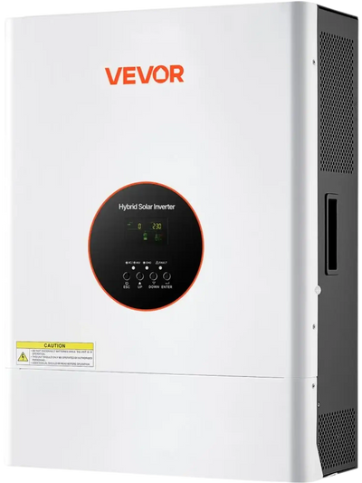 Vevor Hybrid Solar Inverter 6400W 48V Split Phase Pure Sine Wave New