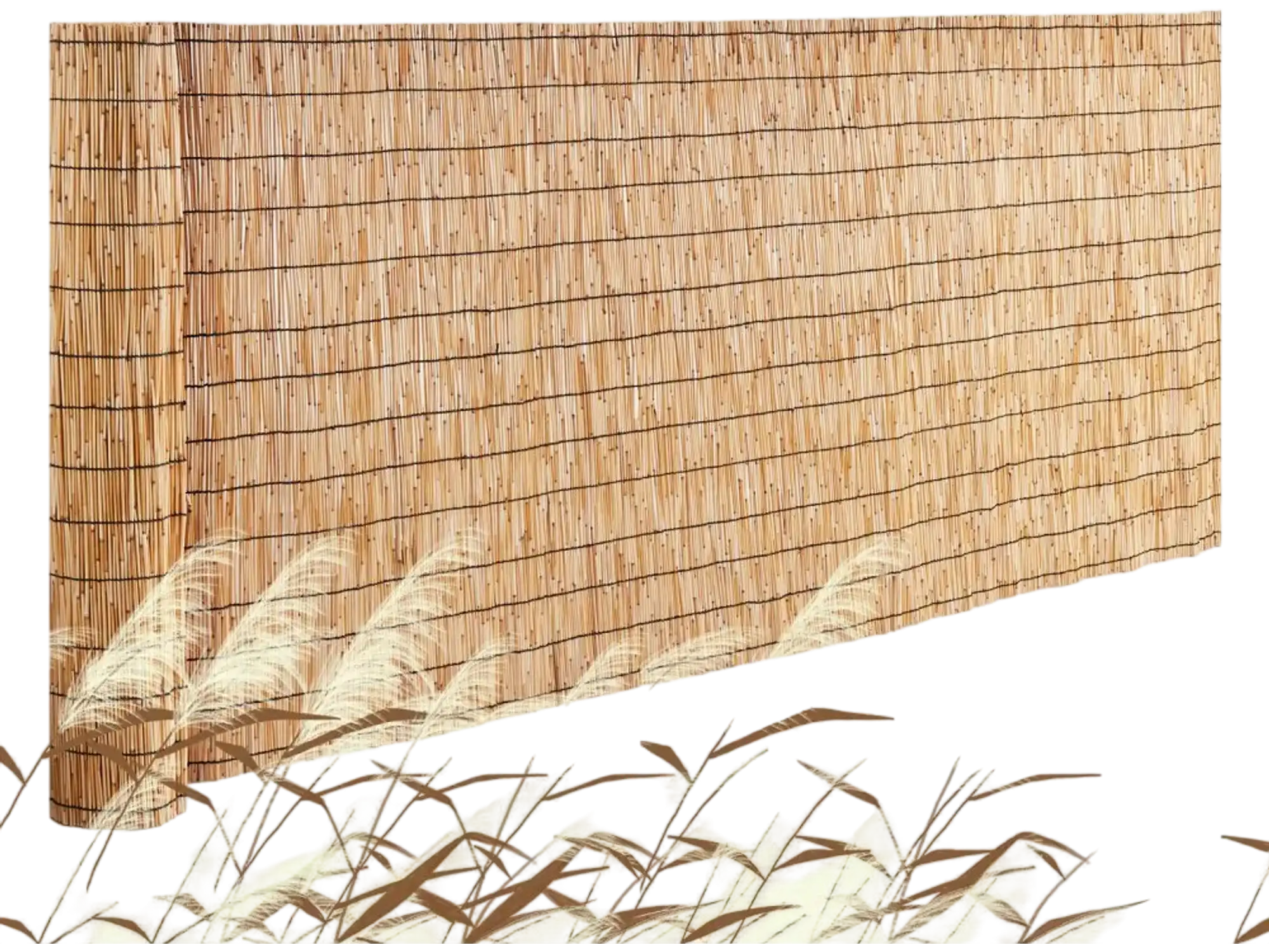 Vevor Reed Fence Natural Privacy Screen 13.3' x 3.3' New