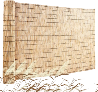 Vevor Reed Fence Natural Privacy Screen Roll 16.4' x 5.5' New