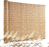 VEVOR Natural Reed Fencing, 4 ft x 16.4 ft, Reed Screen Curtain Balcony Reed Fence Roll for Outdoor Backyard Patio, Decorative Fence for Backyard Garden Fencing Divider, Privacy Screen Panel Curtain
