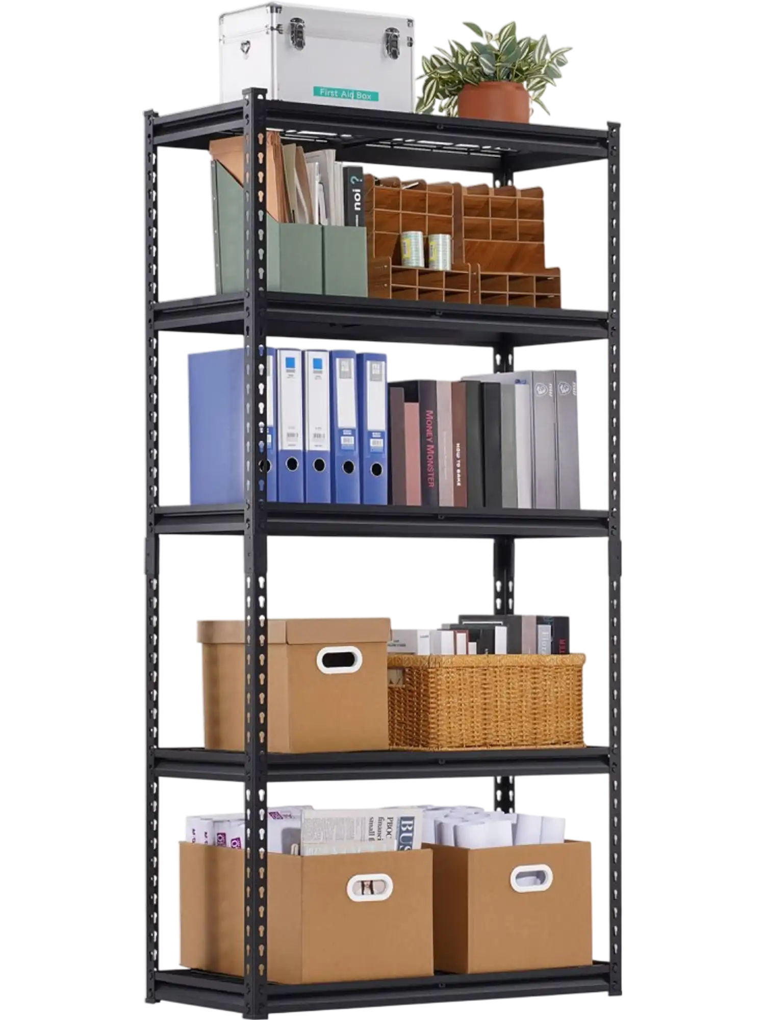 Vevor Storage Shelves 5-Tier Heavy Duty Garage Shelving Unit 16