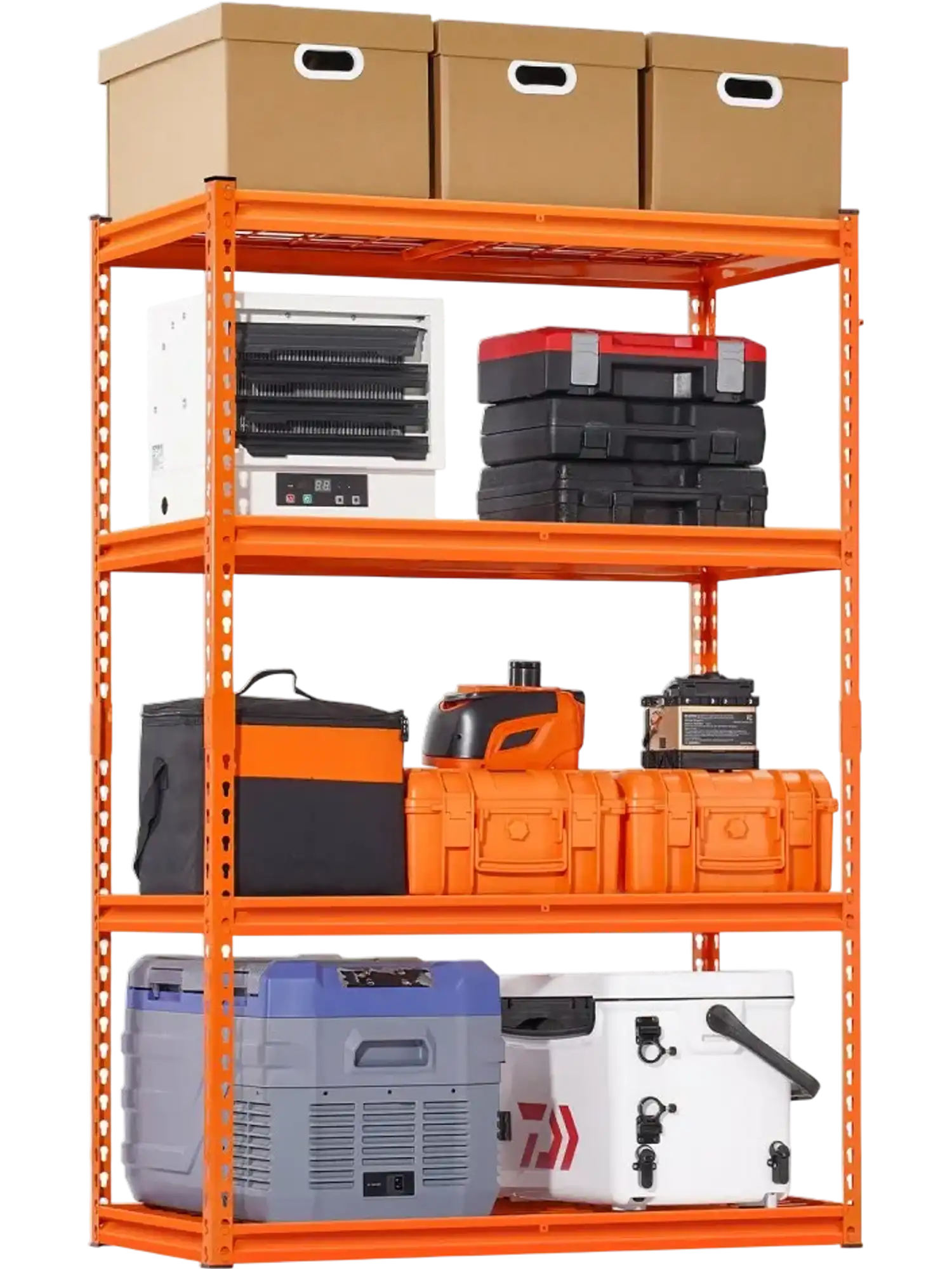 Vevor Storage Shelves Heavy Duty 4-Tier Adjustable Garage Shelving Unit 2400 lbs 20