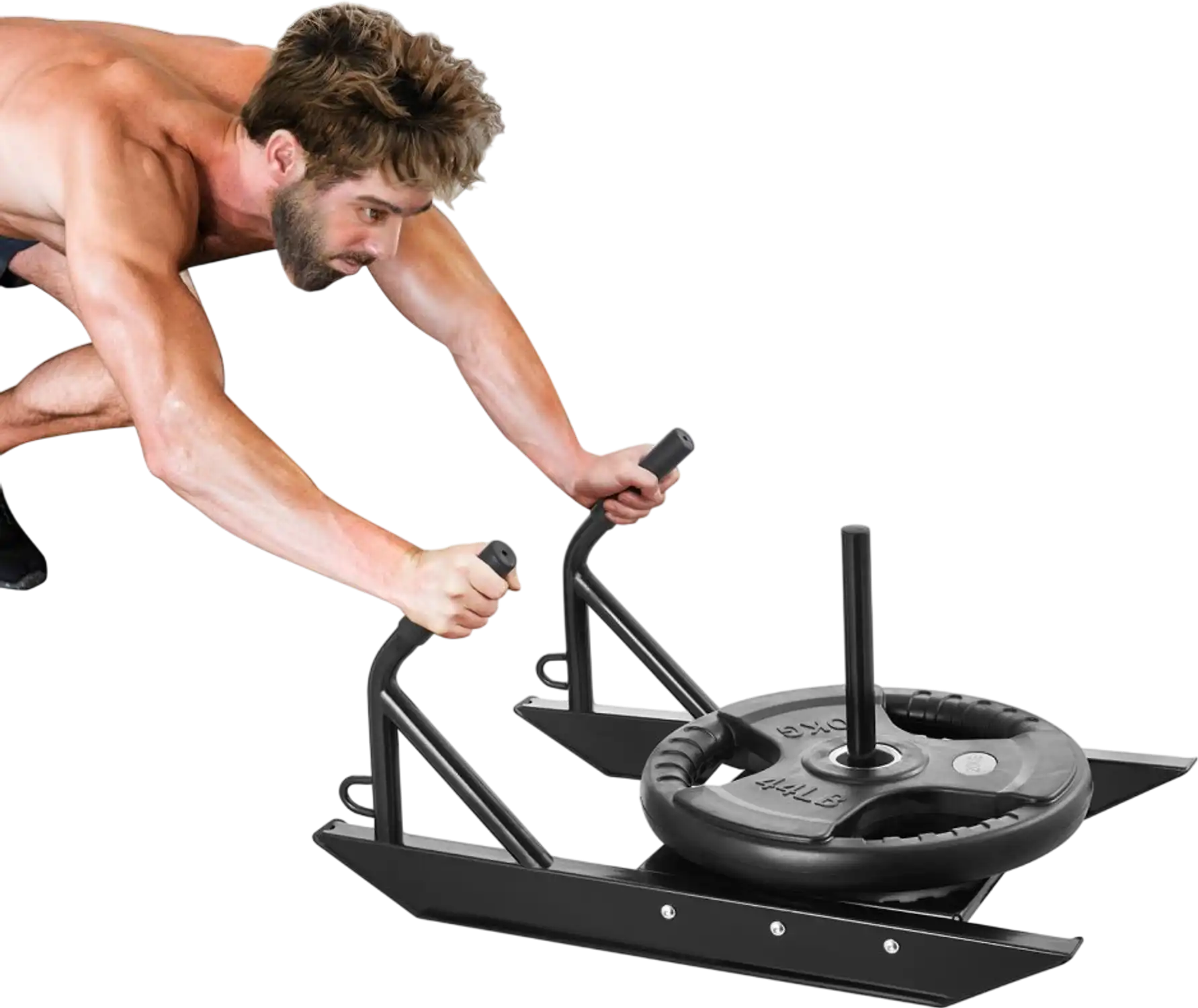 Vevor Training Sled Weight Pull Speed Strength Sled with Handle Black New
