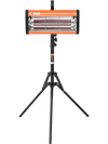 VEVOR Infrared Curing Lamp, Handheld/Stand Dual Use, 2000W 0-90 min Timing, Auto Heating Car Curing Light with Bracket, 3.55 sq.ft Spray Baking Booth Heaters, Paint Dryer for On-Site Repair