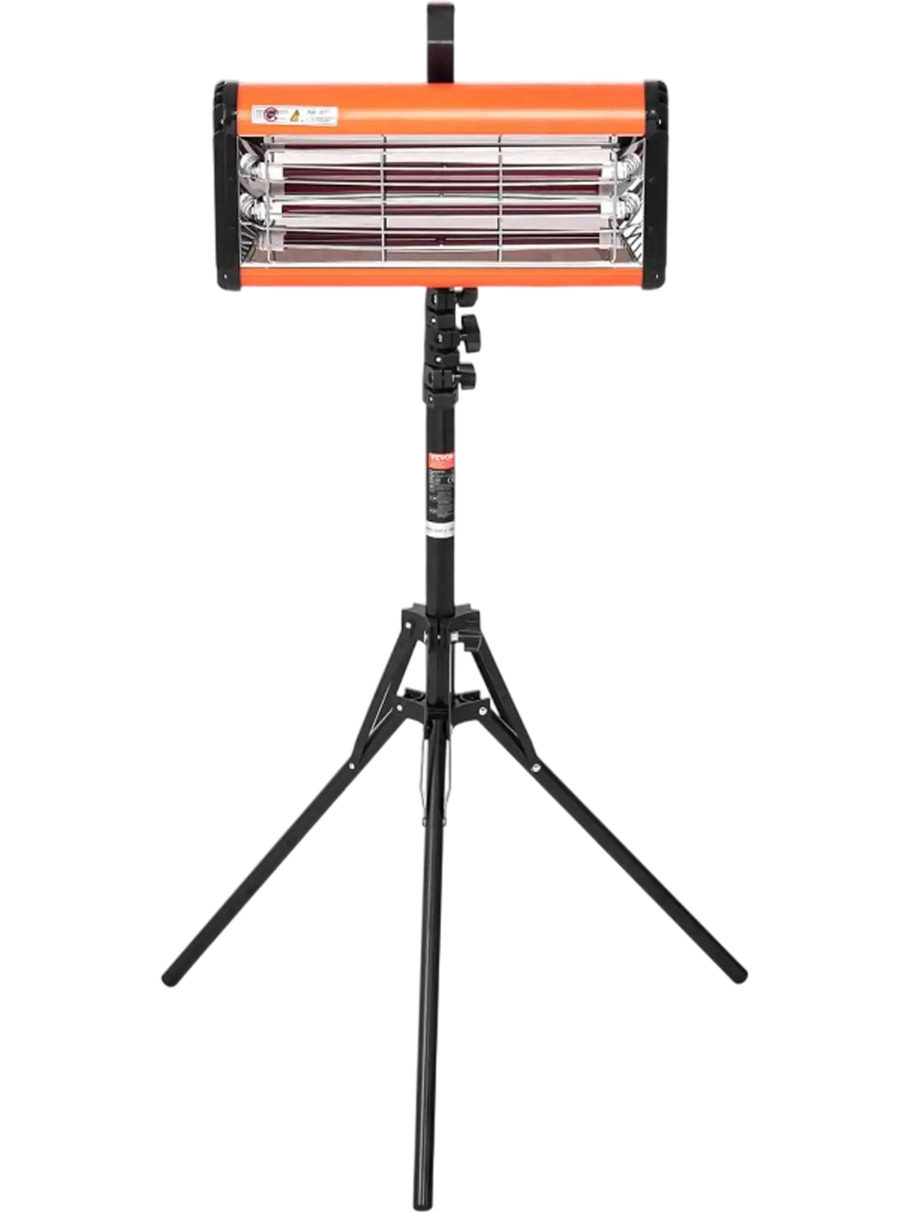 VEVOR Infrared Curing Lamp, Handheld/Stand Dual Use, 2000W 0-90 min Timing, Auto Heating Car Curing Light with Bracket, 3.55 sq.ft Spray Baking Booth Heaters, Paint Dryer for On-Site Repair