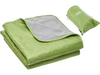 VEVOR Camping Blanket, Large Warm Wearable Stadium Blanket, Waterproof & Windproof, Polyester Fleece, Flame Retardant, Great for Outdoors, Picnics, Hiking, Sports Events, Travel, 79" x 59", Army Green