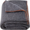 VEVOR Wool Camping Blanket, Large Warm Stadium Blanket, Waterproof & Windproof, Flame Retardant, Great for Outdoors, Picnics, Hiking, Sports Events, Travel, 64" x 88" (80% Wool), Light Grey
