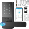 VEVOR Smart Lock, 5-in-1 Smart Door Knob, Fingerprint Deadbolt with App Control, Bluetooth Smart Lock, Keyless Entry Door Lock with Handle, Biometric Door Lock, Keypad Digital Door Lock for Front Door