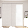 VEVOR Panel Track Blinds, Extendable Track from 45.8 in to 86 in W, Trimmable Panel Curtains Up to 96 in H, Vertical Blackout Panel Blinds for Sliding Doors, Patio Doors, Room Divider, Light Gray
