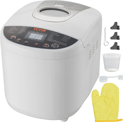 Vevor Bread Maker 19-in-1 2 lb Automatic Bread Machine White New