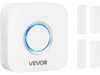 VEVOR Door Chime, DC 12V, Wireless Door Open Contact Sensor Alarm Chime with 656 ft Range, 58 Chimes & 5 Adjustable Volume, Doors Ringer Alert for Business, Store, Home, Office When Entering
