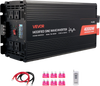 VEVOR 4000W Power Inverter, 12V DC to 120V AC Modified Sine Wave Inverter, Solar Car Charger Converter with LCD Display, Remote Control, 2 USB Ports, 4 AC Outlets, Type-C Port, for RV, Truck Outdoor