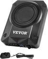 VEVOR 8" 800W Underseat Car Subwoofer, Slim Powered Car Subwoofers Under the Seat, Low Profile Audio Sub Built-in Amplifier, High/Low Level Input & Volume Controller for SUVs, Car, Truck, RV