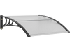 VEVOR Window Door Awning Canopy 40" x 40", UPF 50+ Polycarbonate Entry Door Outdoor Window Awning Exterior, Front Door Overhang Awning for Sun Shutter, UV, Rain, Snow Protection, Hollow Sheet