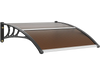 VEVOR Window Door Awning Canopy 40" x 40", UPF 50+ Polycarbonate Entry Door Outdoor Window Awning Exterior, Front Door Overhang Awning for Sun Shutter, UV, Rain, Snow Protection, Hollow Sheet
