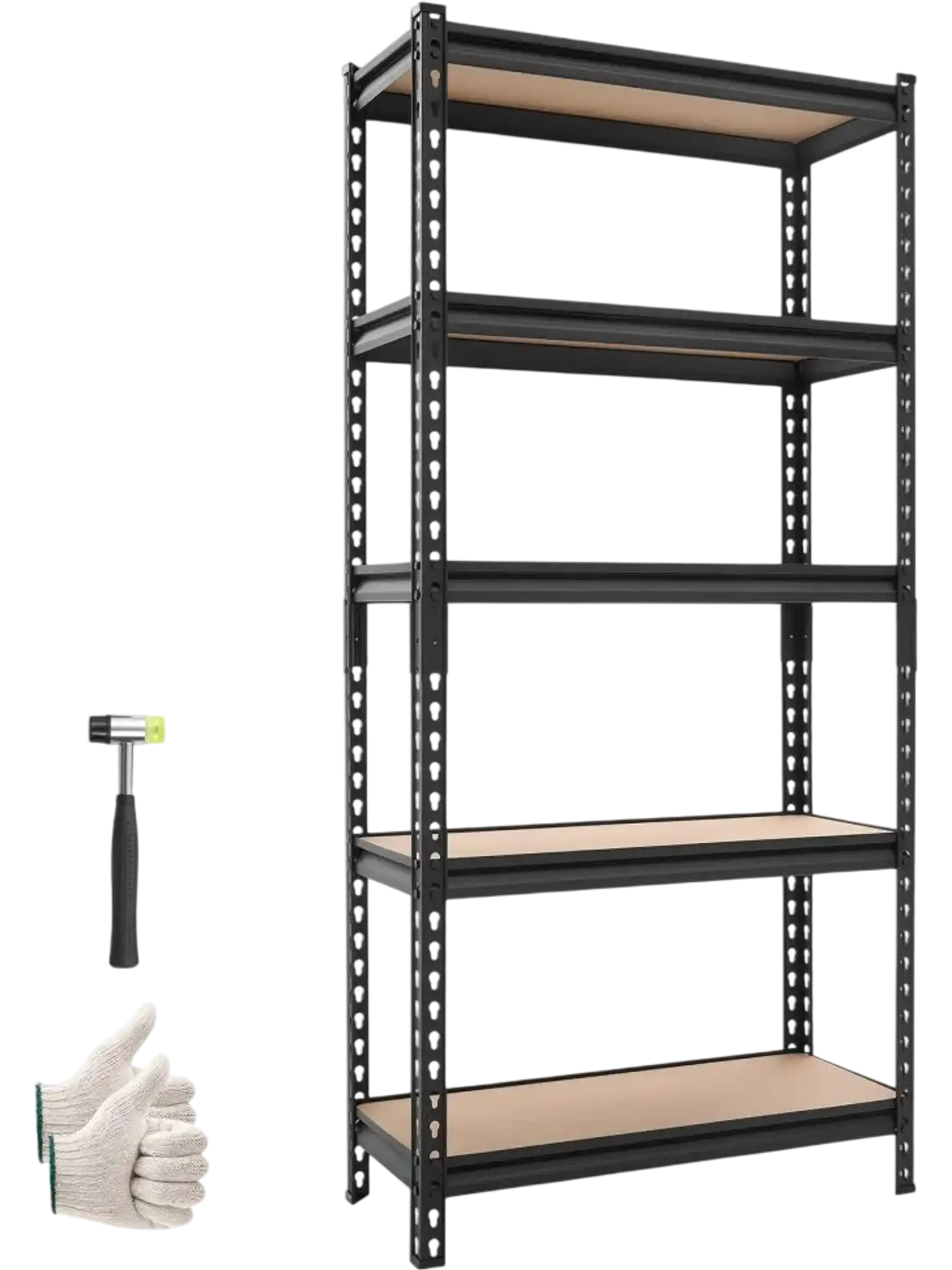 Vevor Storage Shelves 5-Tier Adjustable Heavy Duty Garage Shelving Unit New