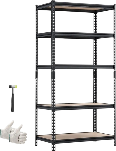 Vevor Storage Shelves 5-Tier Adjustable Heavy Duty Garage Shelving Unit 36.34