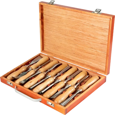 VEVOR 12-Piece Wood Lathe Chisel Set, 3.75