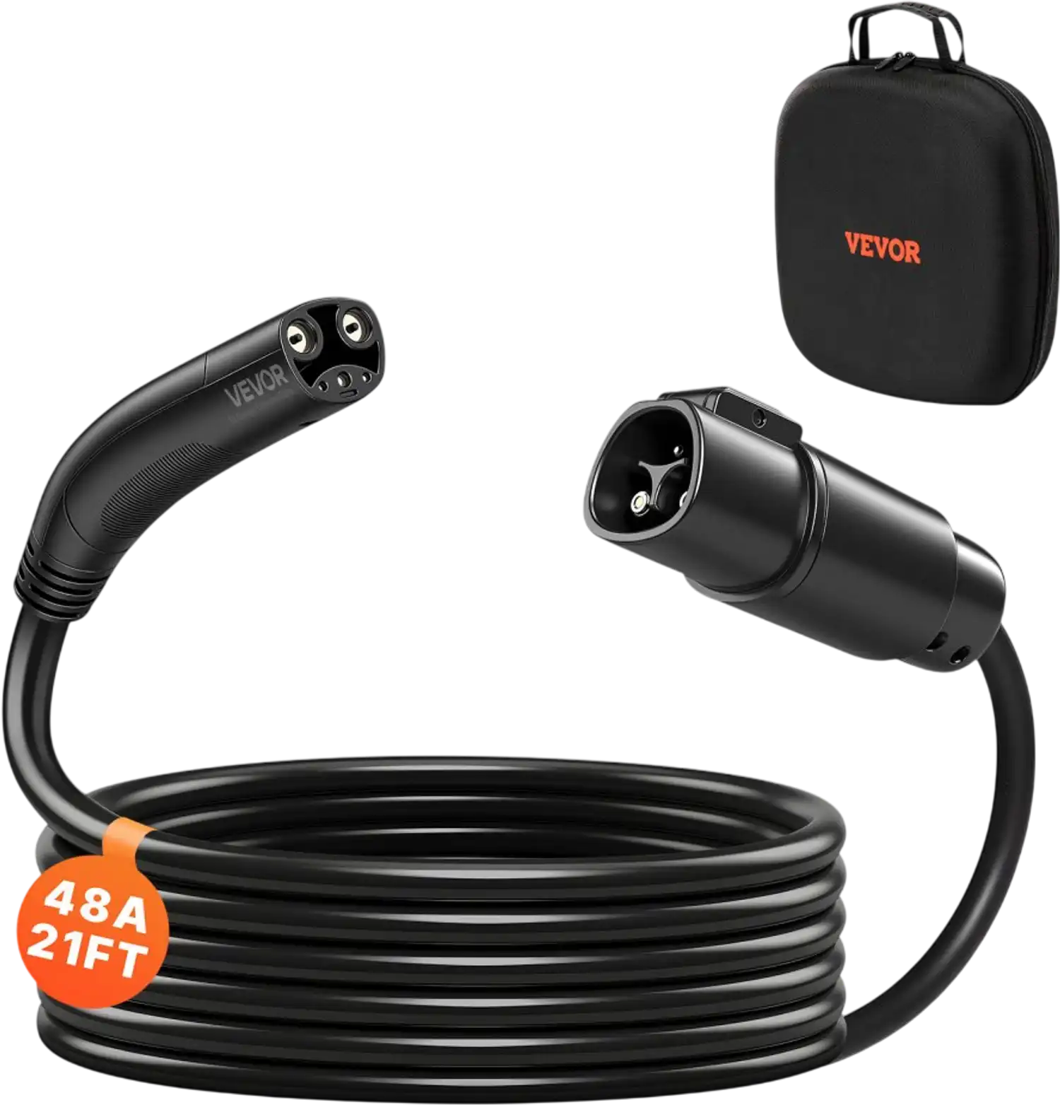 Vevor EV Charger Extension Cable Tesla 48A 21' NACS Level 1/2 New
